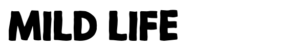 Mild Life font preview